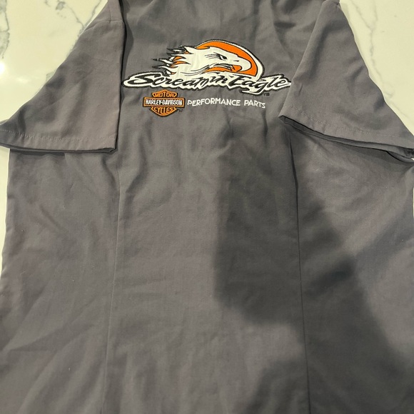 Harley Davidson button up size Medium - Picture 2 of 2